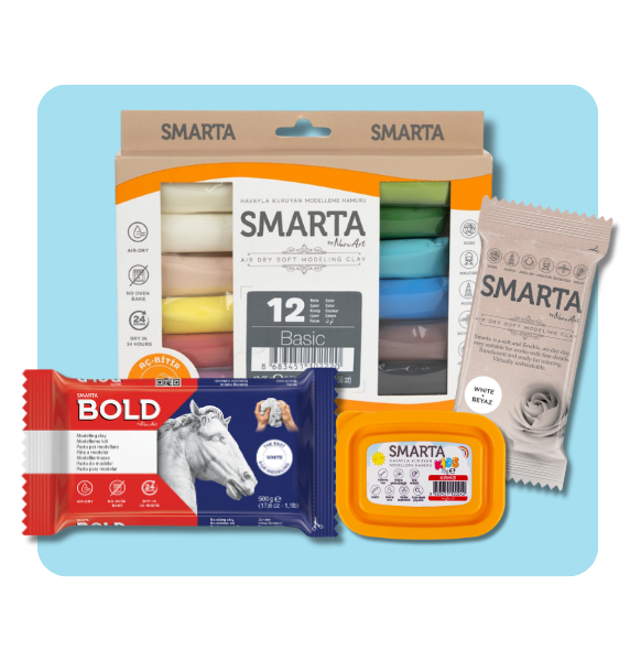 Smarta Modelleme Hamuru | air dry clay for diy projects and figurines soft