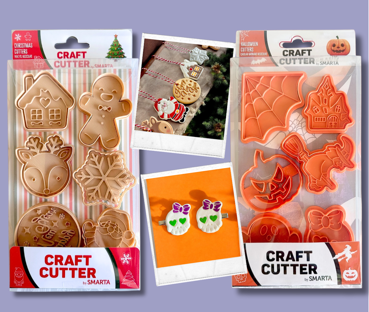 Aletler & Aksesuarlar 4 Smarta Modelleme Hamuru | air dry clay shape cutters for diy.jpg
