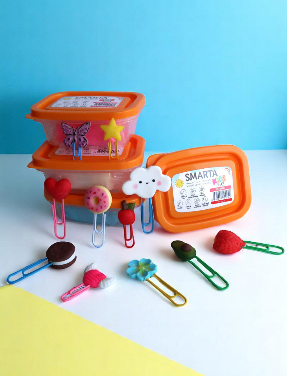 Smarta Kids Modelleme Hamuru 10 Smarta Modelleme Hamuru | easy clay shaping for kids diy crafts.jpg