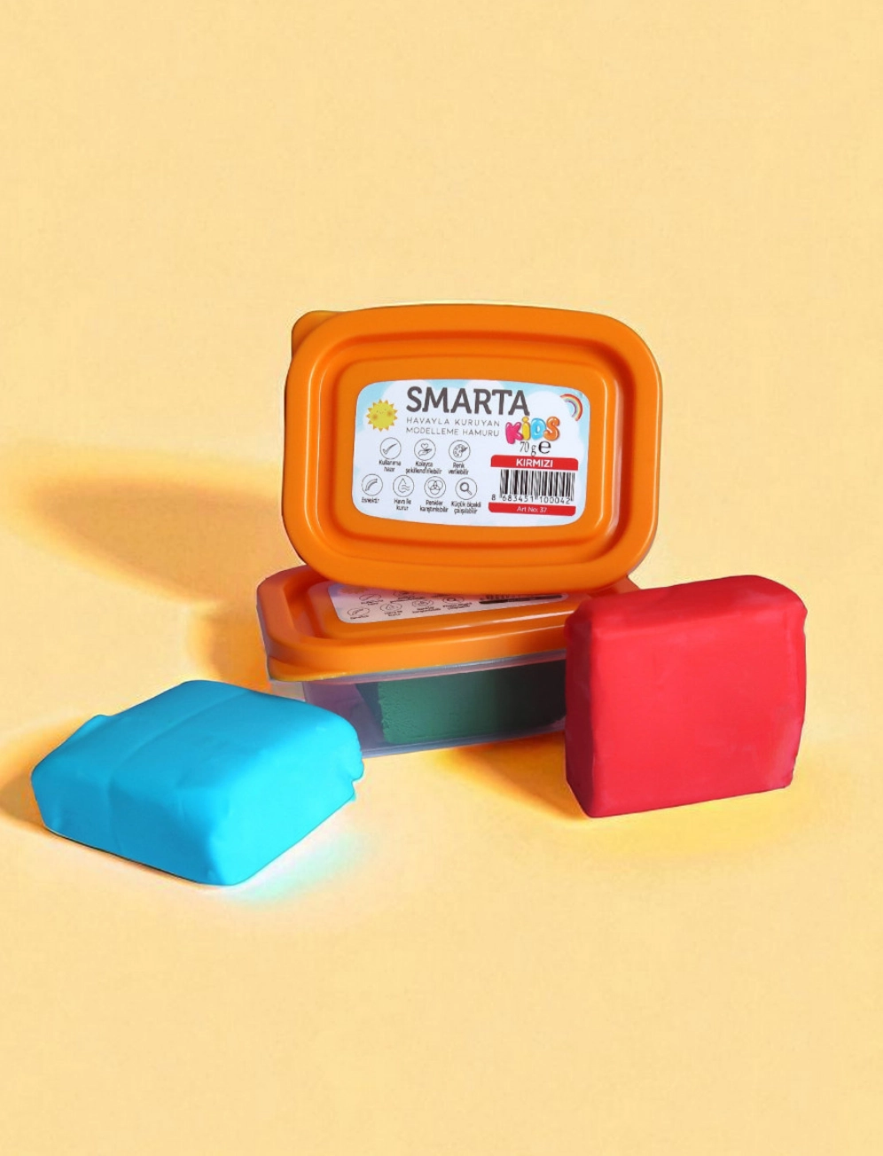 Smarta Kids Modeling Clay 3 Smarta Modelleme Hamuru | smarta kids handmade fun activity set.jpg