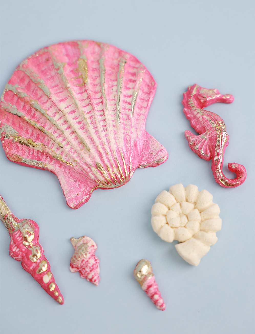 Smarta Modelleme Hamuru | clay mold seashells design sea silicone.jpg