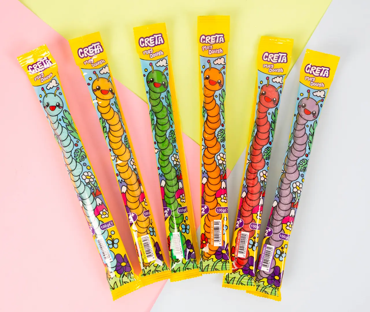 Smarta Modelleme Hamuru | smarta non toxic colorful clay caterpillar pack.jpg