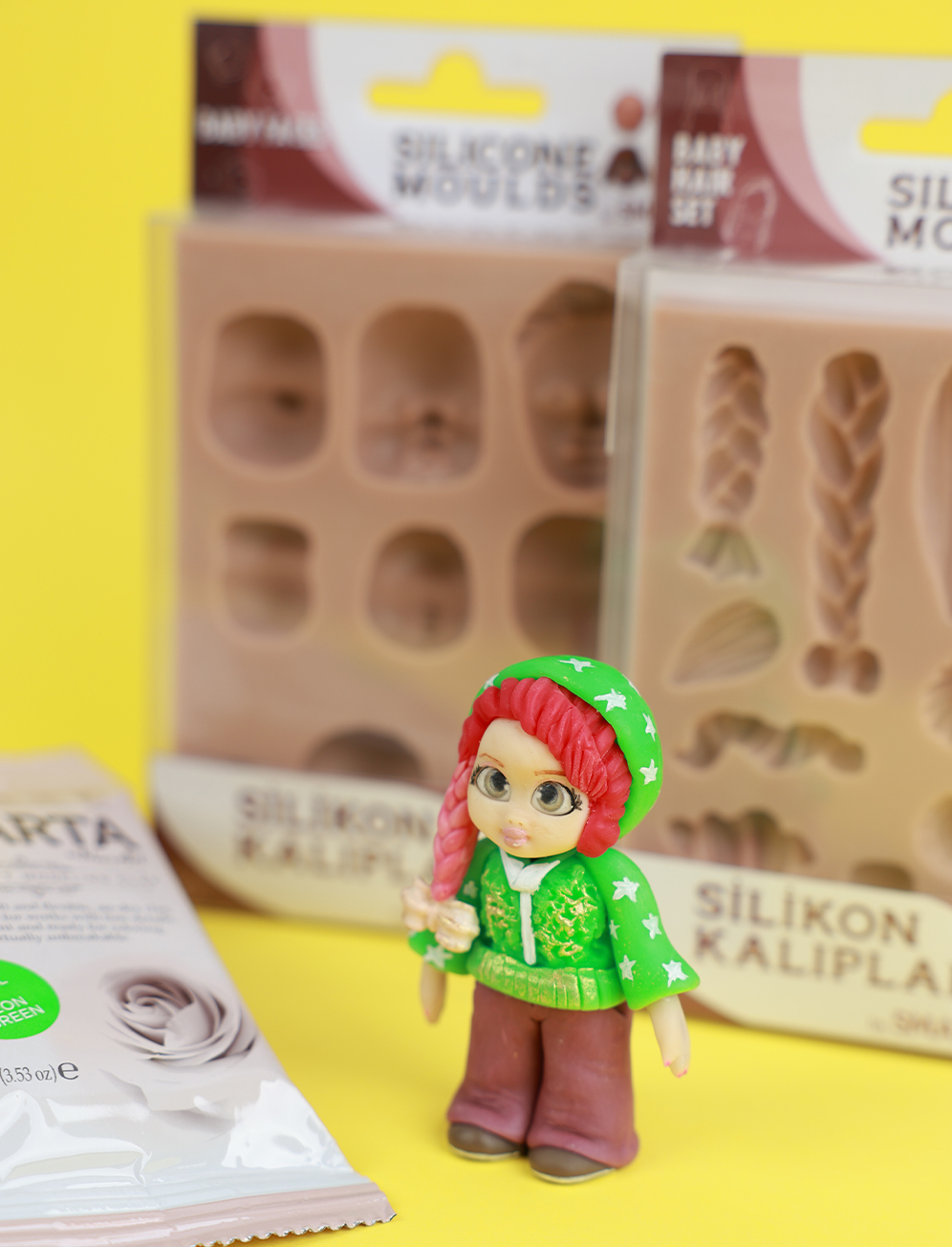 Smarta Modelleme Hamuru | smarta silicone mold face set colorful.jpg