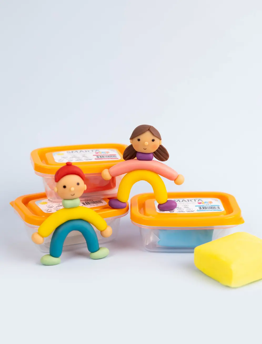 Smarta Kids Modeling Clay 8 Smarta Modelleme Hamuru | soft air dry clay for creative figures kids.jpg