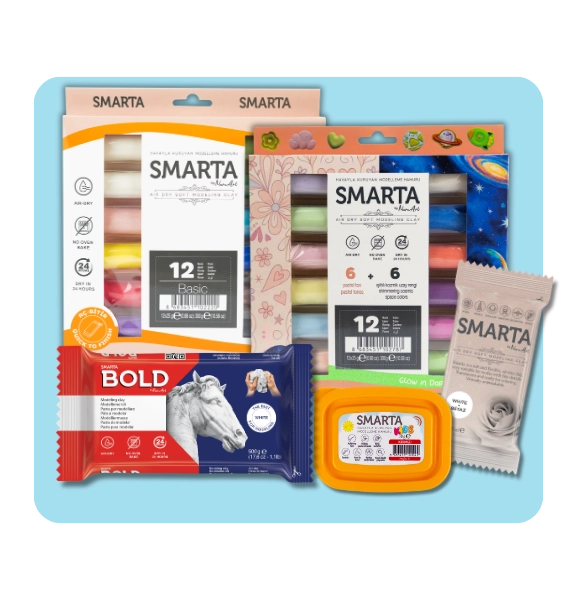 Home 7 Smarta Modelleme Hamuru | smarta airdryclay 1